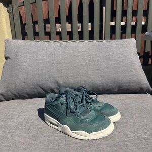 Jordan 4 RM Green Leather Sneakers